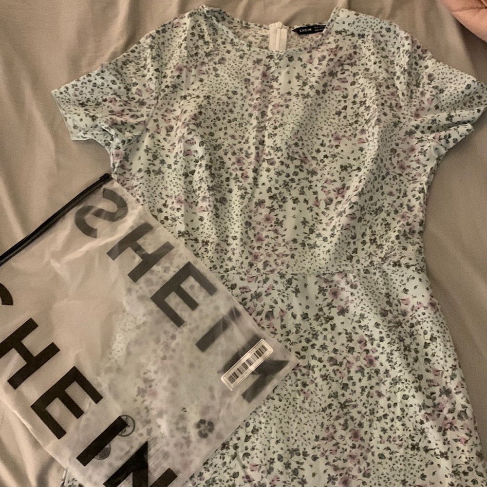 Shein floral dress